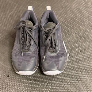 Dark Gray and Periwinkle Athletic Sneakers